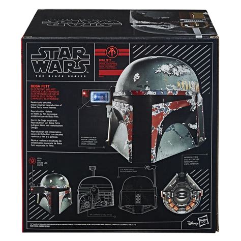 Capacete Hasbro Electronic Star Wars Mandalorian Boba Fett Atacado Collections