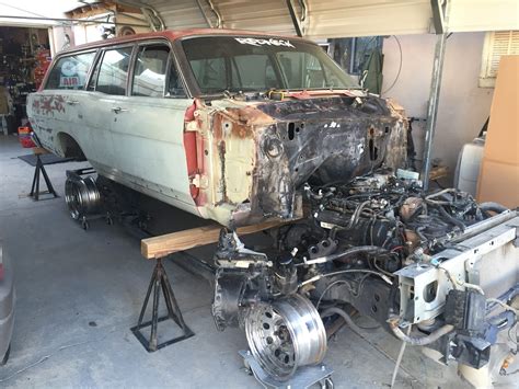68 Ford Build With Crown Vic Frame Swap Install Members Cars