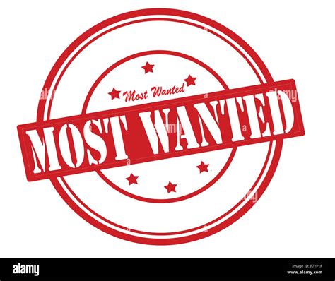 Most Wanted Stamp Stock Vector Images Alamy