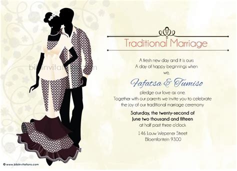 Umembeso Editable Traditional Wedding Invitations Wedding Invitations