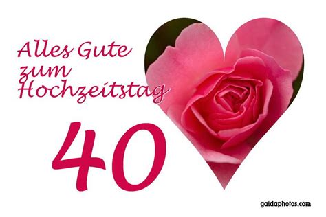 Hochzeitstag wird auch die porzellanhochzeit genannt. 40. Hochzeitstag: Rubinhochzeit