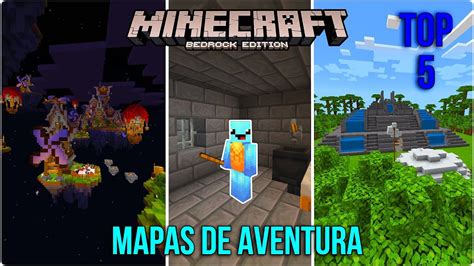Top 5 Mapas De Aventura Para Minecraft Bedrock 11622x Multijugador