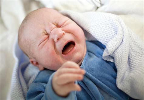 Newborn Baby Boy Crying Newborn Baby