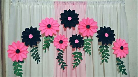 Easy Paper Flower Backdrop Tutorial Youtube