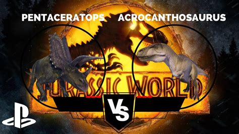 Jurassic World Evolution 2 Pentaceratops Vs Acrocanthosaurus ¡duelo