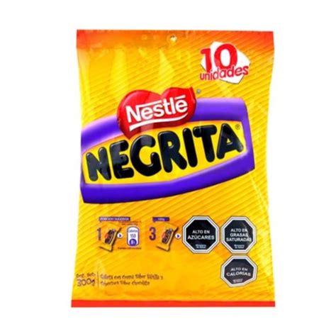 Galletas Bañadas En Chocolate Negrita Nestlé 300gr10 Unidades