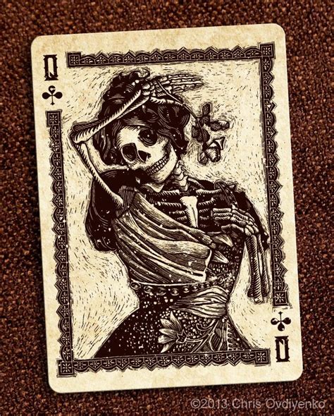 Calaveras — Playing Cards Inspired By The Day Of The Dead By Chris