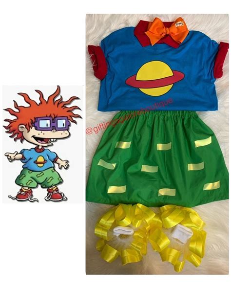 Custom Chuckie Rugrats Costume Outfit Town