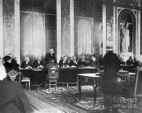 Signing Of The Treaty Of Versailles Photograph By Bettmann Pixels