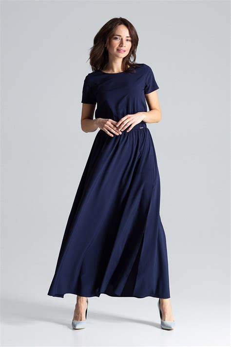 Maxi Dress With Short Sleeves
