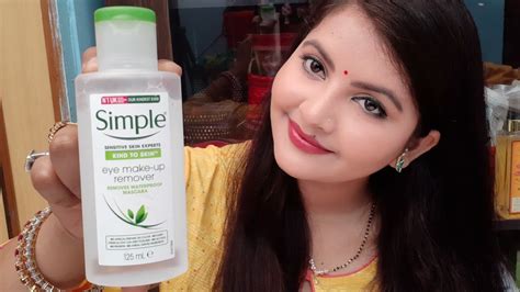 Simple Kind To Skin Eye Makeup Remover Review And Demo Best Eye