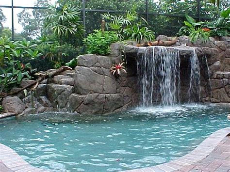 Swimming Pool Waterfall Home Decorating Trends Homedit