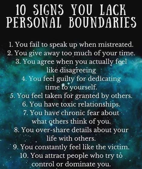 10 Signs You Lack Personal Boundaries Codependency Relationships Boundaries Quotes Setting