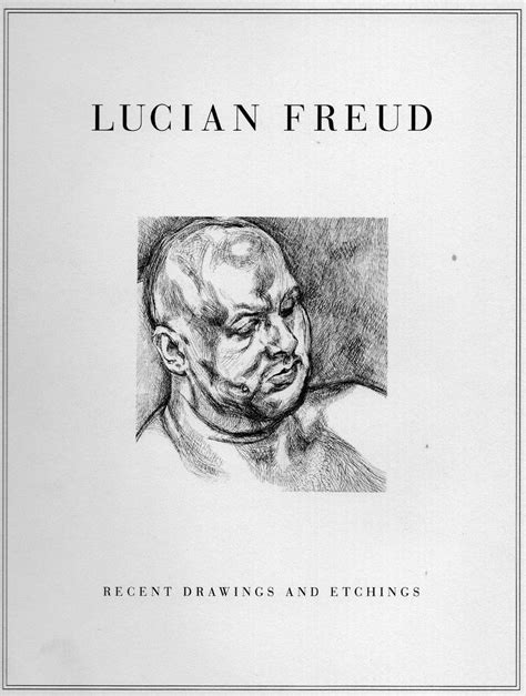 View And Buy Lucian Freud Recent Drawings And Etchings