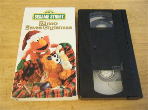 Sesame Street Elmo Saves Christmas Vhs 1996 On Ebid United States