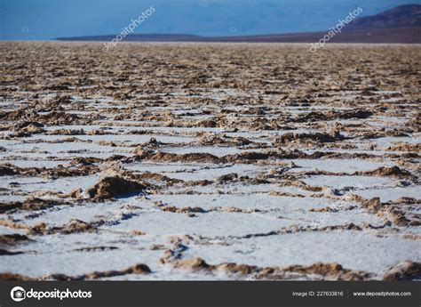Vibrant View Badwater Basin Endorheic Basin Death Valley National Park