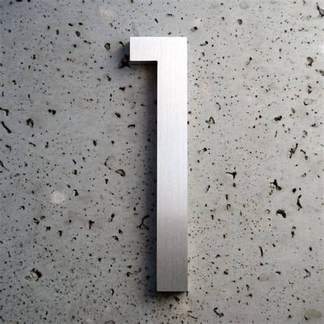 For this reason, it remains a favorite of many graphic designers because. Modern House Number Aluminum Modern Font Number One 1. $25 ...