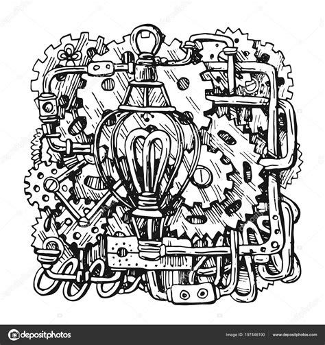 Steampunk Style Drawing Stock Vector Image By ©margarita87 197446190