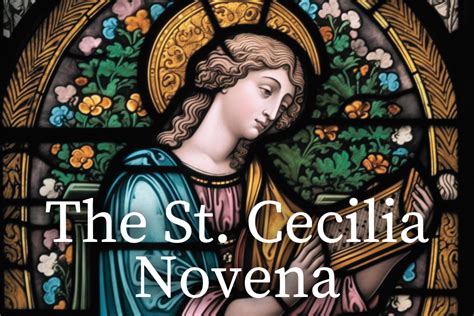 The St Cecilia Novena The Catholic Handbook