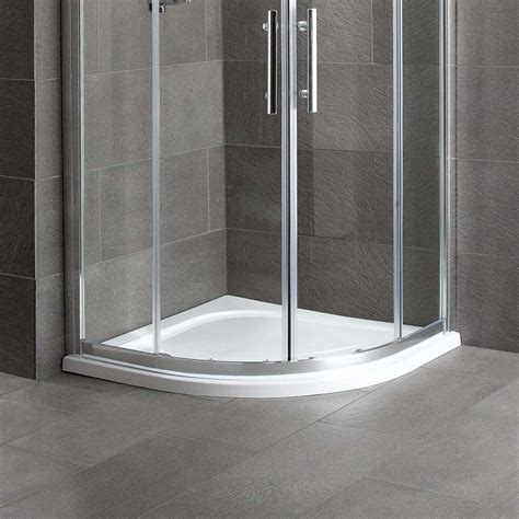 Volente Quadrant Shower Tray Select Size — Wise Bathrooms