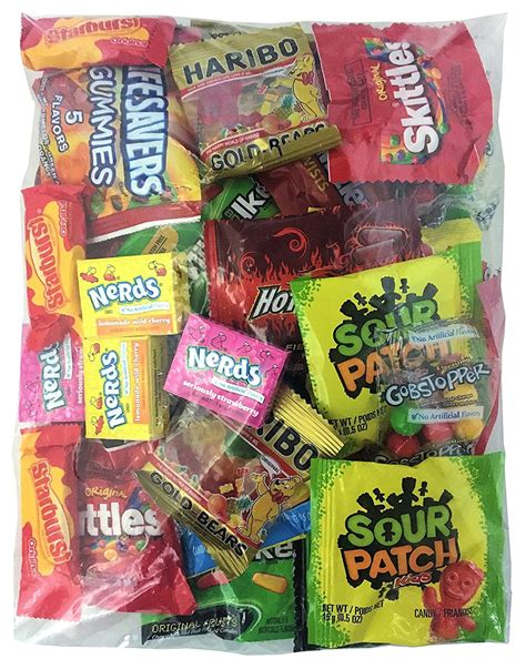 Candy Assortment (1 Pound) of Gummy Bears, LifeSavers, Skittles 