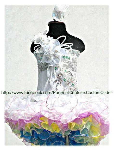 Items Similar To White Glitz Cupcake Dress N13 Made To Order On