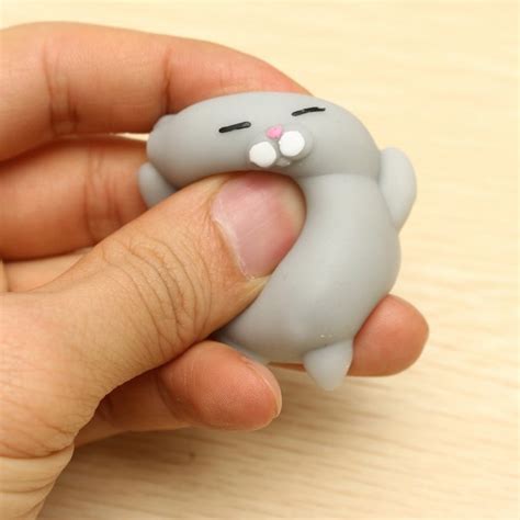 Mochi Cat Kitten Squishy Squeeze Cute Healing Toy Kawaii Collection