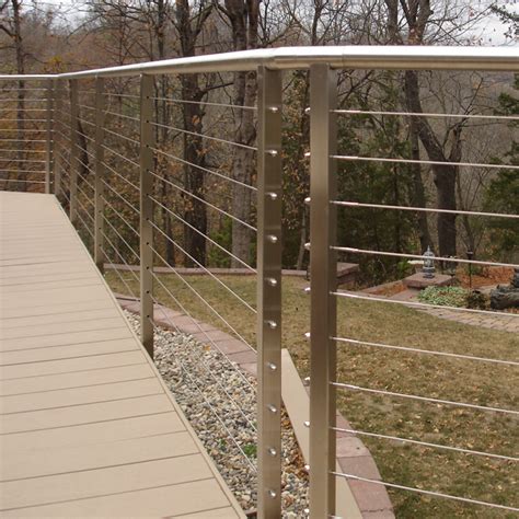 How To Video Diy Cable Deck Railing Installation