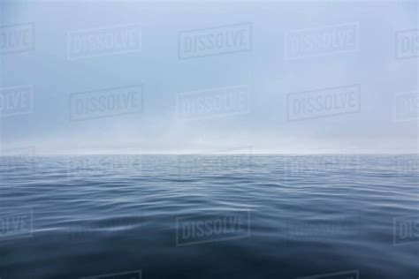 Vast Blue Ocean Seascape Atlantic Ocean Greenland Stock Photo Dissolve