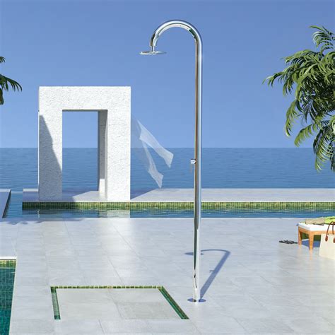 Pool Garden Shower Sole 60 M Beauty Inoxstyle Stainless Steel Home
