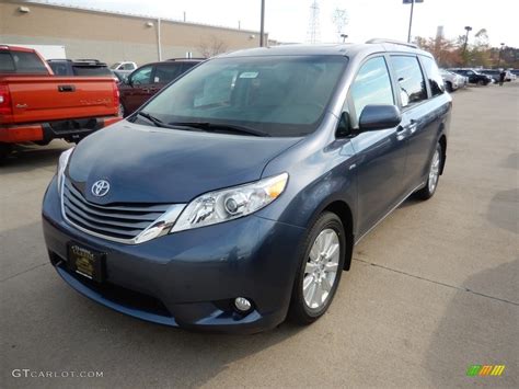 See what this great suv has to offer for florida drivers! 2017 Shoreline Blue Pearl Toyota Sienna XLE AWD #116871294 ...