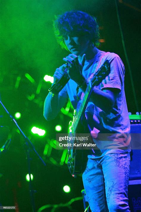 Musician Andrew Vanwyngarden From The Band Mgmt Performs During Day