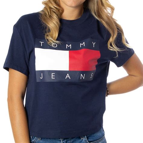 Shop tommy jeans tshirts for men online with mainline menswear. Tommy Hilfiger Jeans t-shirt koszulka damska bluzka ...