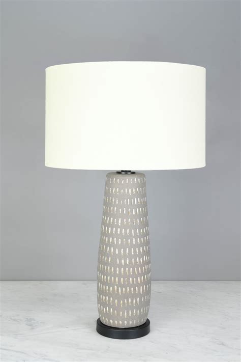 Gray Ceramic Table Lamp Table Lamps Collection City Knickerbocker