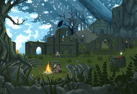 It8bit Dark Souls Firelink Shrine In Pixelsart By Rachel