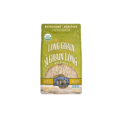 Organic Long Grain Brown Rice Fleur Sauvage Aliments Naturels