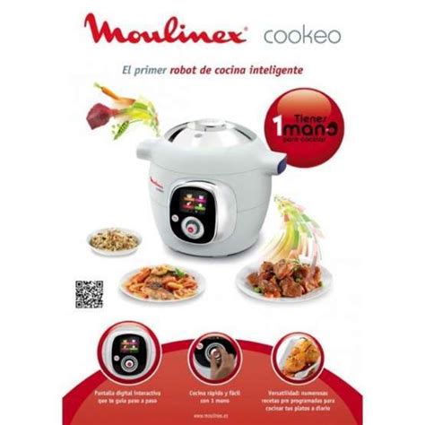 Sin embargo, con la tecnología y los nuevos equipos, hacerlo como un profesional es está cada vez más cerca. Moulinex Cookeo | Robot de Cocina MOULINEX COOKEO CE701120 ...