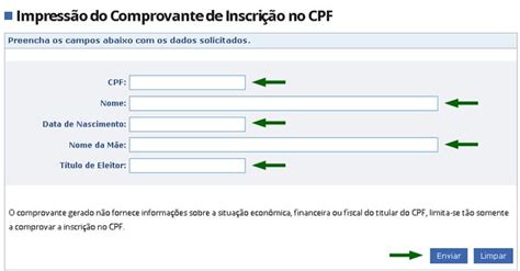 Imprimir O Cpf Guia Da Receita Federal