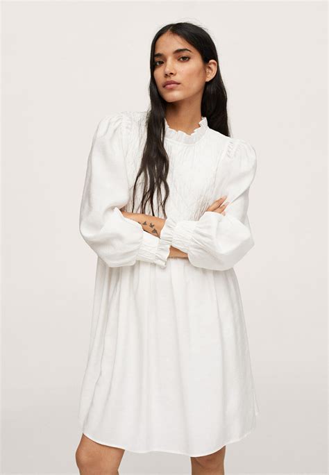 Платье Mango Paddy цвет белый Rtlaap399601 — купить в интернет