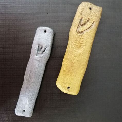 Make A Beautiful Diy Clay Mezuzah Craft For Adults With A Stunning
