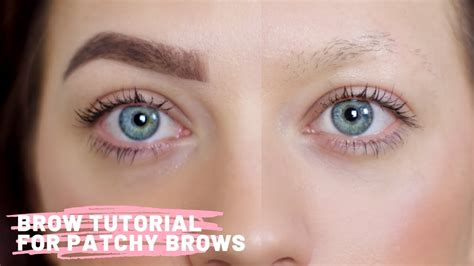 Brow Tutorial For Sparse Patchy Brows Using Kat Von D Youtube