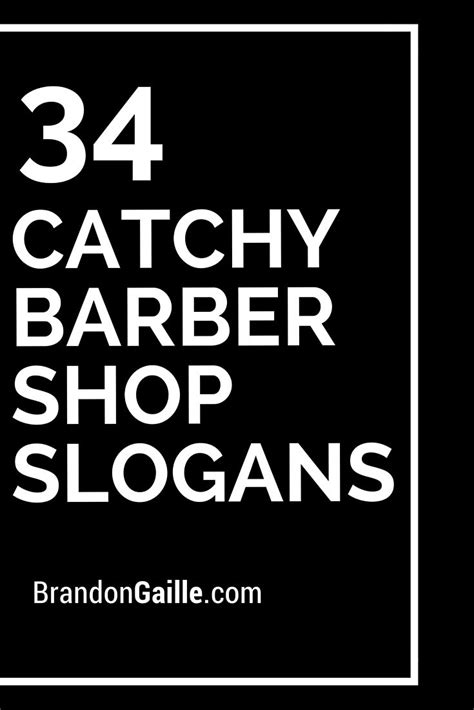 101 Catchy Barbershop Slogans And Taglines Barber Shop Names Barber