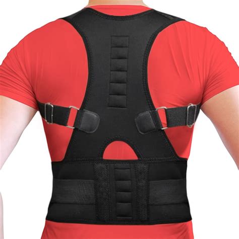 New Thoracic Back Brace Magnetic Posture Support Corrector For Back