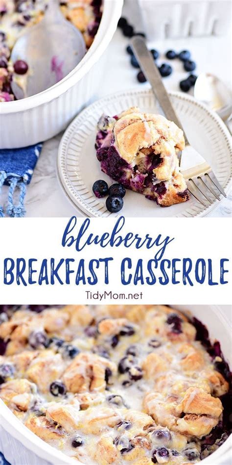 This Blueberry Breakfast Casserole Is Perfect For Brunch Breakfast Or