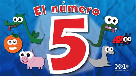 El Número 5 En Español Para Niños Videos Aprende Youtube