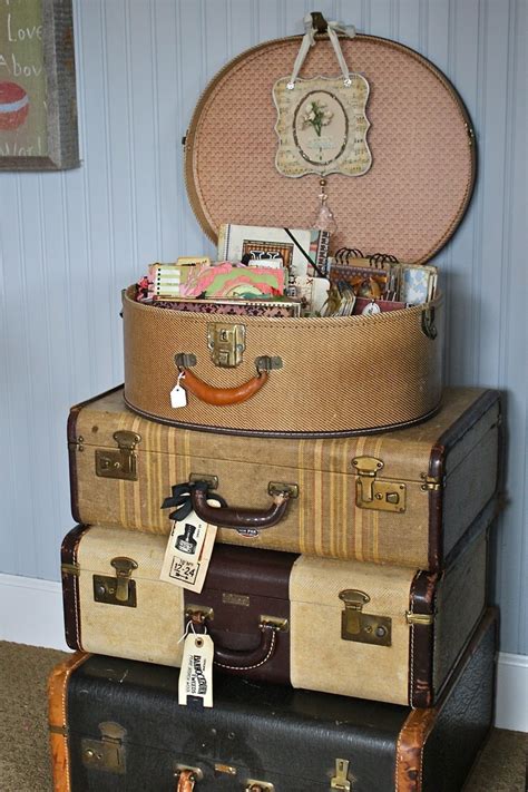 Vintage Suitcase Decorating Ideas Mc Luggage