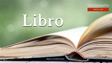 Palabra Libro En El Diccionario