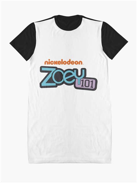 Zoey 101 Logo Vector Graphic T Shirt Dress By Mavydesigns Redbubble