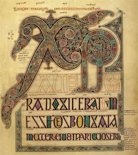 Pin By Zeita Murphy On Illuminated Letters Book Of Kells Medieval