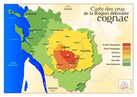 Six parts of the Cognac region: Grande Champagne to Bois Ordinaires ...